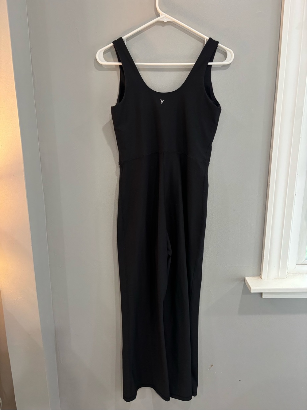 Old Navy Jumpsuit Sleeveless PowerSoft Flared Black M - Picture 2 of 5